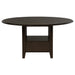 Twyla 5-piece 60-inch Round Wood Dining Table Set Dark Cocoa