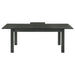 Jakob Rectangular 83-inch Extension Leaf Dining Table Black