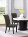 Alana Velvet Upholstered Dining Side Chair Brown (Set of 2)