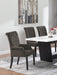 Alana Velvet Upholstered Dining Arm Chair Brown