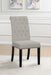 Alana Velvet Upholstered Dining Side Chair Sand (Set of 2)