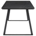 Smith Rectangular 71-inch Ceramic Top Dining Table Black