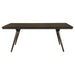 Wes Rectangular 80-inch Wood Dining Table Dark Walnut