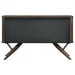 Wes 2-door Sideboard Buffet Storage Cabinet Dark Walnut