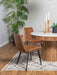 Ortega Upholstered Dining Side Chair Coffee (Set of 2)