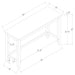 Toby 60-inch Marble Counter Dining Table Rustic Espresso