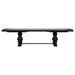 Florence 126-inch Extension Dining Table Distressed Black