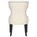 Baney Fabric Upholstered Dining Side Chair Beige and Black