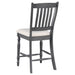 Wiley 5-piece Square Counter Height Dining Set Grey
