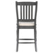 Wiley 5-piece Square Counter Height Dining Set Grey