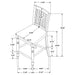 Wiley 5-piece Square Counter Height Dining Set Grey