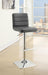 Bianca Upholstered Adjustable Bar Stool Grey (Set of 2)