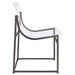 Adino Acrylic Dining Side Chair Black Nickel (Set of 2)