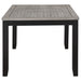 Elodie 5-piece Rectangular Extension Leaf Dining Set Black