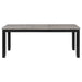 Elodie 7-piece Rectangular Extension Leaf Dining Set Black