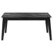 Crestmont 5-piece Extension Leaf Dining Table Set Black