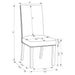 Hubbard Fabric Upholstered Dining Side Chair Grey (Set of 2)