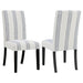 Herran Upholstered Dining Side Chair Beige (Set of 2)