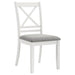 Hollis 5-piece Rectangular Dining Table Set Brown and White