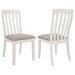 Nogales Wood Dining Side Chair Off White (Set of 2)