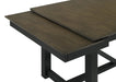 Malia Rectangular 87-inch Extension Leaf Dining Table Oak