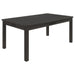 Marbrisa 5-piece Rectangular Dining Table Set Matte Black