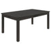 Marbrisa Rectangular 71-inch Wood Dining Table Matte Black