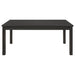 Marbrisa Rectangular 71-inch Wood Dining Table Matte Black