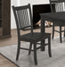 Marbrisa Wood Dining Side Chair Matte Black (Set of 2)