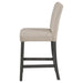 Alba Boucle Upholstered Counter Chair Beige (Set of 2)