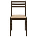 Bucknell 3-piece Round Drop Leaf Dining Table Set Cappuccino
