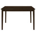 Guillen 5-piece Rectangular Dining Table Set Cappuccino