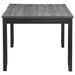 Barlow 6-piece Rectangular Dining Table Set Grey and Black