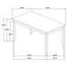 Barlow 6-piece Rectangular Dining Table Set Grey and Black