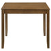 Parkwood 5-piece Square Dining Table Set Honey Brown