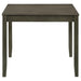 Parkwood 5-piece Square Dining Table Set Charcoal