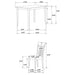 Robles 5-piece Rectangular Dining Table Set Chestnut