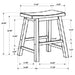 Durant Wood Backless Counter Stool Chestnut (Set of 2)