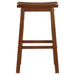 Durant Wood Backless Bar Stool Chestnut (Set of 2)