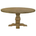 Florence 7-piece Round Dining Table Set Rustic Honey