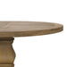 Florence Round 60-inch Wood Dining Table Rustic Honey