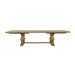 Florence 126-inch Extension Dining Table Rustic Honey