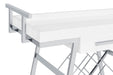 Kinney 1-drawer Engineered Wood Bar Cart White High Gloss