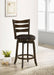 Murphy Wood Counter Height Swivel Bar Chair Dark Brown