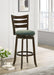 Murphy Wood Pub Height Swivel Bar Chair Hunter Green