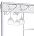 Figueroa 5-shelf LED Wine Storage Bar Cabinet White High Gloss