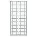 Montara Tempered Glass Wine Storage LED Curio Cabinet Chrome