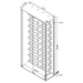 Montara Tempered Glass Wine Storage LED Curio Cabinet Chrome