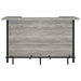 Bellemore Freestanding Home Bar Wine Cabinet Grey Driftwood