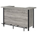 Bellemore Freestanding Home Bar Wine Cabinet Grey Driftwood